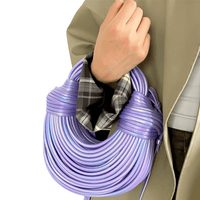 Thumbnail for Luxury Evening Purses For Women Golden Noodle Knot Design Dinner Party Clutch Bag Luxury, Drestiny, Designer evening clutches, Luxury evening bags for women, Best evening purses for special occasions, Luxury evening purse with knot handle, Noodle knot evening bag luxury, United States, USA, Australia, New Zealand, United Kingdom, UK, Gold, Blue, Green, White, Black, Khaki, Silver, Colorful, Purple, Pink, Light Blue, shopdrestiny.com