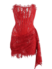 Thumbnail for Luxury Lace Birthday Dress for Women -, Dress , Drestiny , Australia, Black, Canada, L, Light Purple, M, Mini Dresses, New Zealand, Purple, Red, S, Sleeveless, Strapless, United Kingdom, United States, White, XL, XS , Drestiny , www.shopdrestiny.com