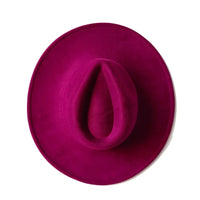 Thumbnail for Magenta fedora hat on a white background