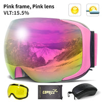 Thumbnail for Magnetic Ski Goggles with Quick-Change Lens and Case Set -, Ski & Snowboard Goggles , Drestiny , Australia, Black, Blue, Canada, Goggles, Gold, Green, New Zealand, Pink, Purple, Red, Silver, United Kingdom, United States , Drestiny , www.shopdrestiny.com