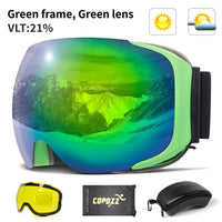 Thumbnail for Magnetic Ski Goggles with Quick-Change Lens and Case Set -, Ski & Snowboard Goggles , Drestiny , Australia, Black, Blue, Canada, Goggles, Gold, Green, New Zealand, Pink, Purple, Red, Silver, United Kingdom, United States , Drestiny , www.shopdrestiny.com