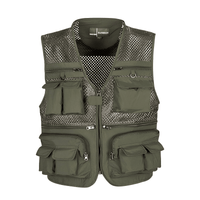 Thumbnail for Men's Multi-Pocket Gear Vest -, Hunting & Fishing Vests , Drestiny , 4XL, 5XL, Australia, Black, Canada, FR, Green, Khaki, L, Navy, New Zealand, United Kingdom, United States, Vests, XL, XXL, XXXL , Drestiny , www.shopdrestiny.com
