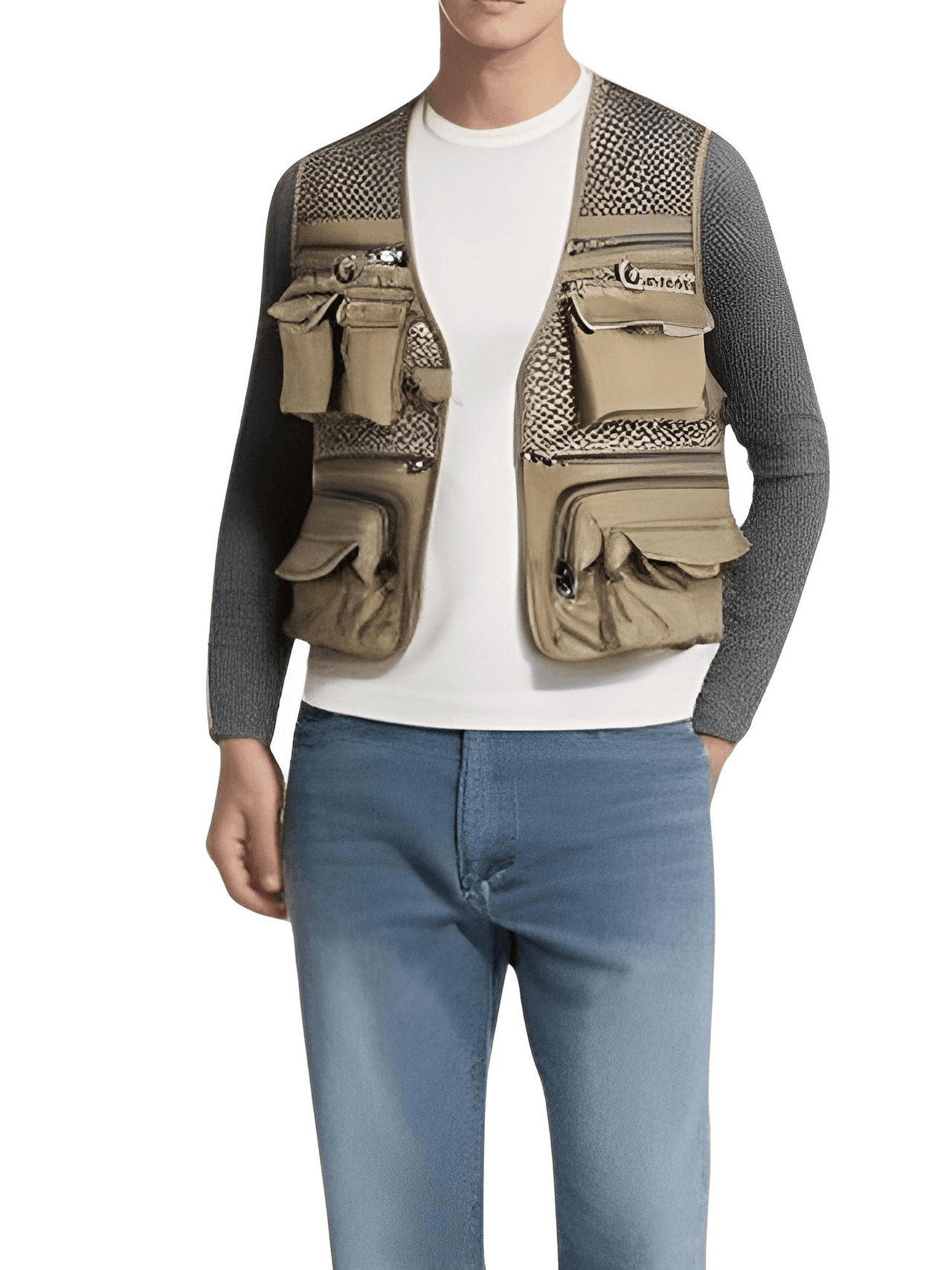 Men's Multi-Pocket Gear Vest -, Hunting & Fishing Vests , Drestiny , 4XL, 5XL, Australia, Black, Canada, FR, Green, Khaki, L, Navy, New Zealand, United Kingdom, United States, Vests, XL, XXL, XXXL , Drestiny , www.shopdrestiny.com
