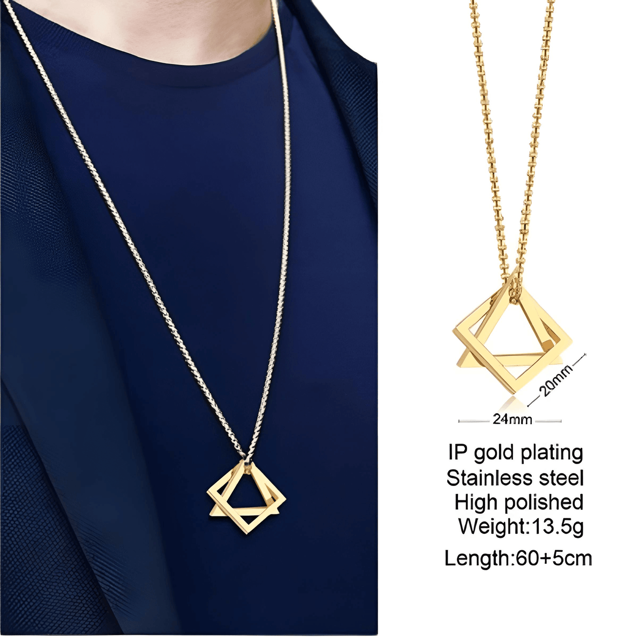Men's Popular Stainless Steel Pendant Necklaces - Many To Choose From! -, Necklaces , Drestiny , Australia, Black, Canada, Gender_Men, Gold, Necklaces, New Zealand, Silver, United Kingdom, United States , Drestiny , www.shopdrestiny.com