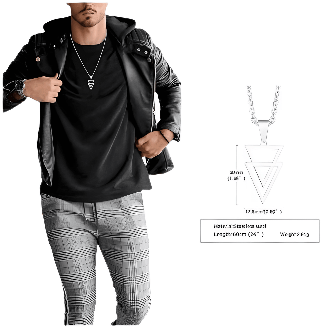 Men's Popular Stainless Steel Pendant Necklaces - Many To Choose From! -, Necklaces , Drestiny , Australia, Black, Canada, Gender_Men, Gold, Necklaces, New Zealand, Silver, United Kingdom, United States , Drestiny , www.shopdrestiny.com