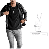 Thumbnail for Men's Popular Stainless Steel Pendant Necklaces - Many To Choose From! -, Necklaces , Drestiny , Australia, Black, Canada, Gender_Men, Gold, Necklaces, New Zealand, Silver, United Kingdom, United States , Drestiny , www.shopdrestiny.com