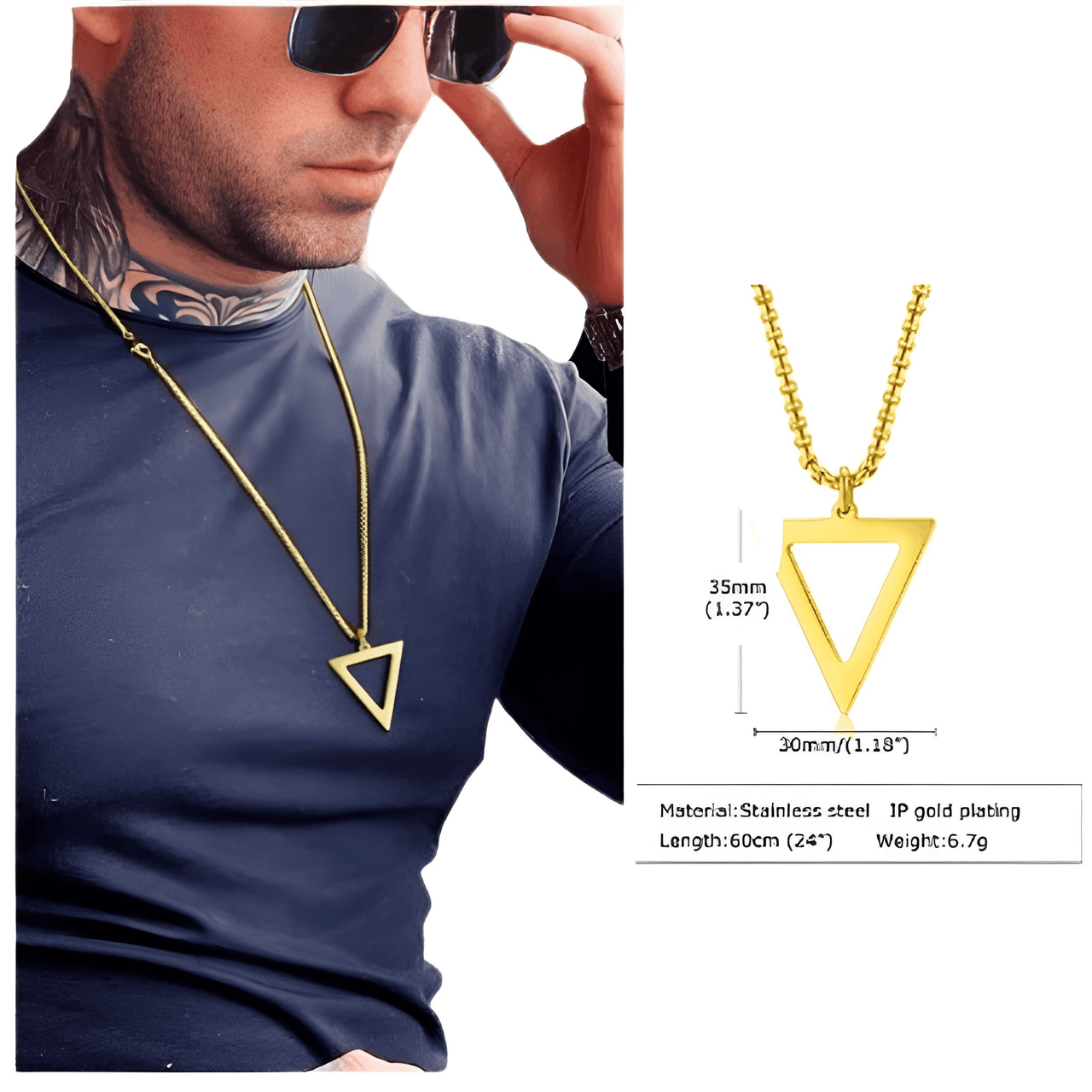 Men's Popular Stainless Steel Pendant Necklaces - Many To Choose From! -, Necklaces , Drestiny , Australia, Black, Canada, Gender_Men, Gold, Necklaces, New Zealand, Silver, United Kingdom, United States , Drestiny , www.shopdrestiny.com