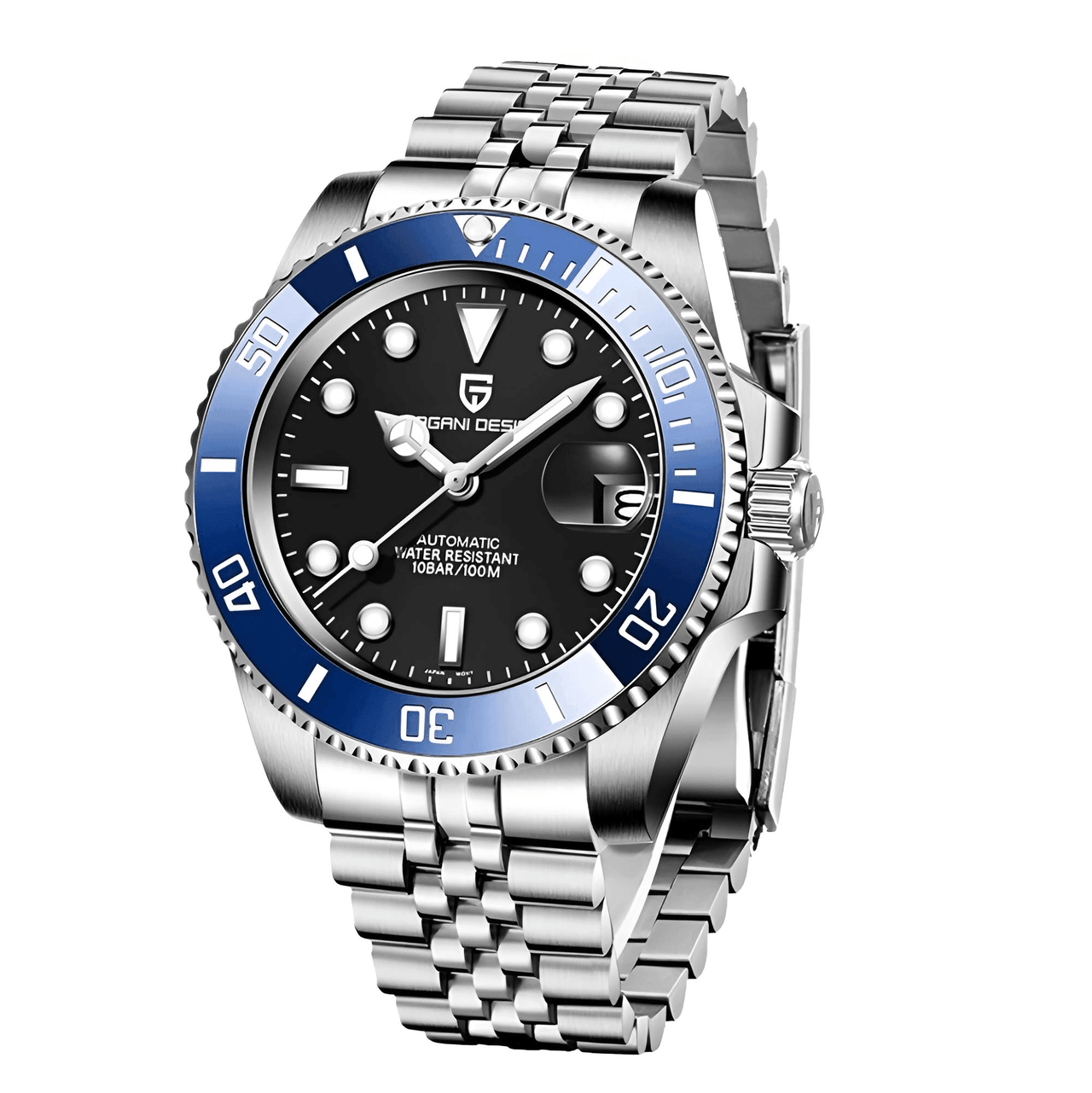 Men's Automatic Mechanical Watch With Sapphire Crystal - Homage Hulk Submariner Watch, Watches, Luxury Watches for Men, Rolex Submariner Watch, United States, USA, Canada, Australia, New Zealand, Black, Green, Black-Green, Blue, Hulk Submariner Homage, Green Submariner homage, Best Submariner homage watches, Automatic Hulk homage, Affordable Hulk watch, Cheap hulk homage, shopdrestiny.com