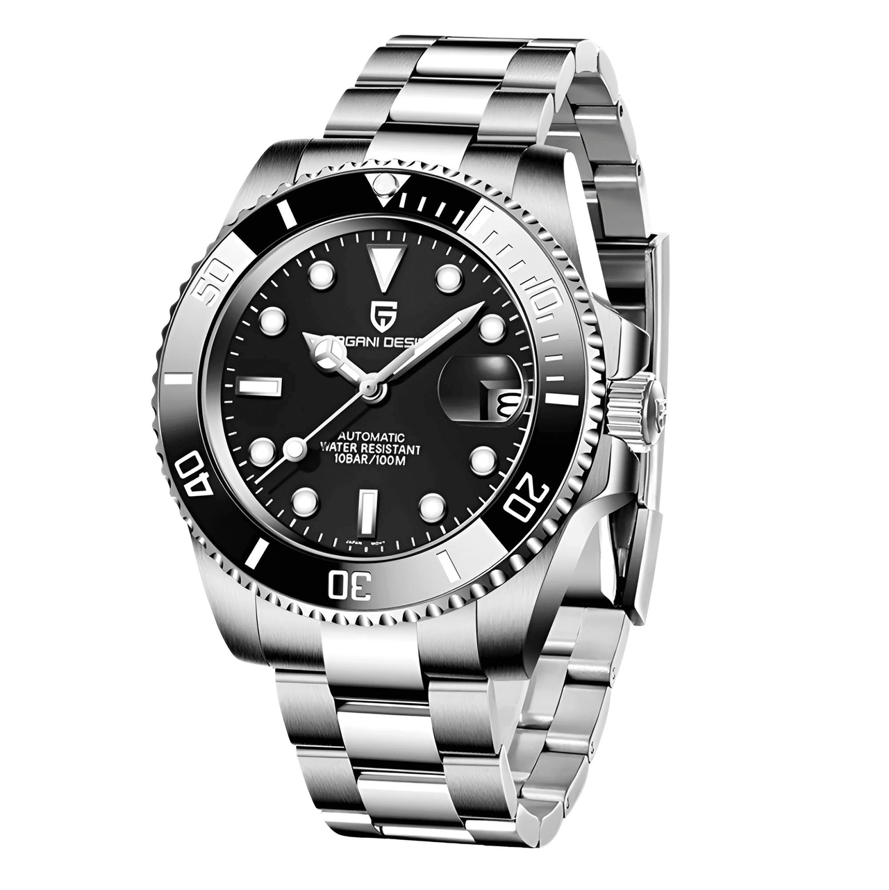 Men's Automatic Mechanical Watch With Sapphire Crystal - Homage Hulk Submariner Watch, Watches, Luxury Watches for Men, Rolex Submariner Watch, United States, USA, Canada, Australia, New Zealand, Black, Green, Black-Green, Blue, Hulk Submariner Homage, Green Submariner homage, Best Submariner homage watches, Automatic Hulk homage, Affordable Hulk watch, Cheap hulk homage, shopdrestiny.com