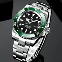 Thumbnail for Men's Automatic Mechanical Watch With Sapphire Crystal - Homage Hulk Submariner Watch, Watches, Luxury Watches for Men, Rolex Submariner Watch, United States, USA, Canada, Australia, New Zealand, Black, Green, Black-Green, Blue, Hulk Submariner Homage, Green Submariner homage, Best Submariner homage watches, Automatic Hulk homage, Affordable Hulk watch, Cheap hulk homage, shopdrestiny.com