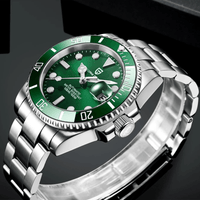 Thumbnail for Men's Automatic Mechanical Watch With Sapphire Crystal - Homage Hulk Submariner Watch, Watches, Luxury Watches for Men, Rolex Submariner Watch, United States, USA, Canada, Australia, New Zealand, Black, Green, Black-Green, Blue, Hulk Submariner Homage, Green Submariner homage, Best Submariner homage watches, Automatic Hulk homage, Affordable Hulk watch, Cheap hulk homage, shopdrestiny.com