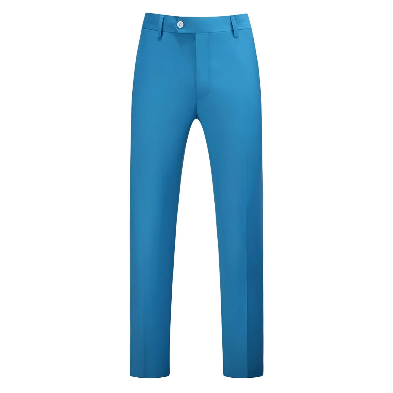 Men's blue pants on a white background