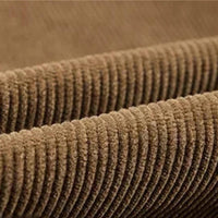 Thumbnail for Men's Corduroy Bomber Jackets Padded Warm Loose Coat Corduroy Short Jacket Man Solid Men's Casual Jacket