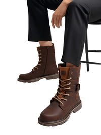 Thumbnail for Men's Leather Hiking Boots - 6 Styles -, Boots , Drestiny , Australia, Black, Boots, Brown, Dark Brown, FR, Khaki, United Kingdom, United States, Work Boots , Drestiny , www.shopdrestiny.com
