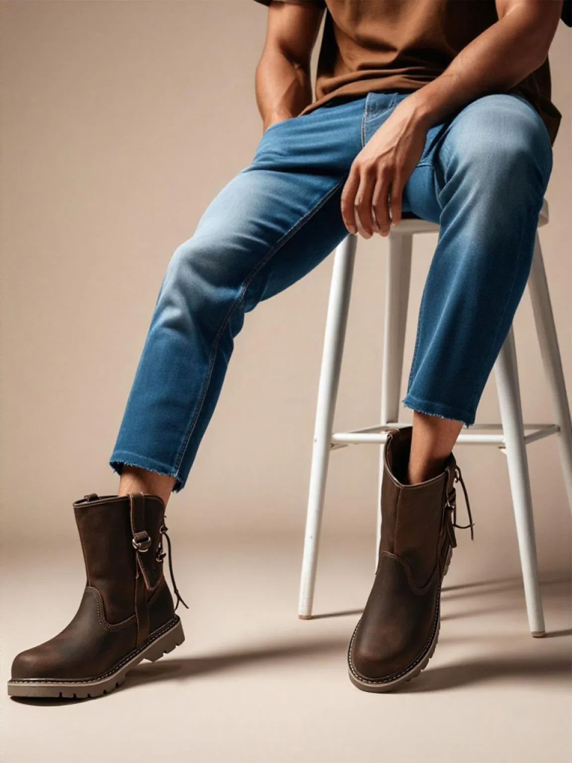 Men's Leather Hiking Boots - 6 Styles -, Boots , Drestiny , Australia, Black, Boots, Brown, Dark Brown, FR, Khaki, United Kingdom, United States, Work Boots , Drestiny , www.shopdrestiny.com