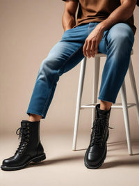 Thumbnail for Men's Leather Hiking Boots - 6 Styles -, Boots , Drestiny , Australia, Black, Boots, Brown, Dark Brown, FR, Khaki, United Kingdom, United States, Work Boots , Drestiny , www.shopdrestiny.com