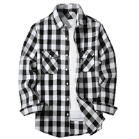 Thumbnail for Men's Long Sleeve Plaid Checkered Shirt -, Flannel Shirt , Drestiny , Australia, Black, Blue, Canada, Casual Shirts, Green, L, Long Sleeves, M, New Zealand, Purple, Red, S, United Kingdom, United States, White, XL, XXL, XXXL, Yellow , Drestiny , www.shopdrestiny.com