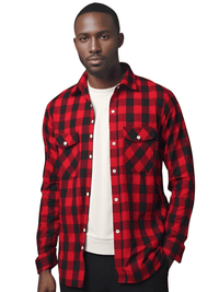 Thumbnail for Men's Long Sleeve Plaid Checkered Shirt -, Flannel Shirt , Drestiny , Australia, Black, Blue, Canada, Casual Shirts, Green, L, Long Sleeves, M, New Zealand, Purple, Red, S, United Kingdom, United States, White, XL, XXL, XXXL, Yellow , Drestiny , www.shopdrestiny.com