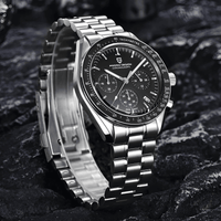 Thumbnail for Men's Omega Speedmaster Moonwatch Homage Watches Luxury Quartz Wrist Watch For Men AR Sapphire Speed Chronograph Automatic Date, Watches, Speedmaster Moonwatch Homage, Affordable Speedmaster Homage, Best Speedmaster Homage Watches,  Moonwatch Homage under $500, Pagani Speedmaster Homage, United States, USA, Canada, Australia, New Zealand, United Kingdom, UK, Red, Black, White, Silver Gold, Gold, Blue, Sky Blue, Ice Blue, shopdrestiny.com