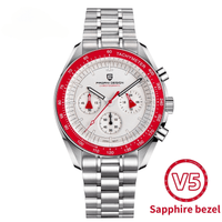 Thumbnail for Men's Omega Speedmaster Moonwatch Homage Watches Luxury Quartz Wrist Watch For Men AR Sapphire Speed Chronograph Automatic Date, Watches, Speedmaster Moonwatch Homage, Affordable Speedmaster Homage, Best Speedmaster Homage Watches,  Moonwatch Homage under $500, Pagani Speedmaster Homage, United States, USA, Canada, Australia, New Zealand, United Kingdom, UK, Red, Black, White, Silver Gold, Gold, Blue, Sky Blue, Ice Blue, shopdrestiny.com