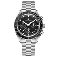 Thumbnail for Men's Omega Speedmaster Moonwatch Homage Watches Luxury Quartz Wrist Watch For Men AR Sapphire Speed Chronograph Automatic Date, Watches, Speedmaster Moonwatch Homage, Affordable Speedmaster Homage, Best Speedmaster Homage Watches,  Moonwatch Homage under $500, Pagani Speedmaster Homage, United States, USA, Canada, Australia, New Zealand, United Kingdom, UK, Red, Black, White, Silver Gold, Gold, Blue, Sky Blue, Ice Blue, shopdrestiny.com