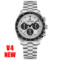 Thumbnail for Men's Omega Speedmaster Moonwatch Homage Watches Luxury Quartz Wrist Watch For Men AR Sapphire Speed Chronograph Automatic Date, Watches, Speedmaster Moonwatch Homage, Affordable Speedmaster Homage, Best Speedmaster Homage Watches,  Moonwatch Homage under $500, Pagani Speedmaster Homage, United States, USA, Canada, Australia, New Zealand, United Kingdom, UK, Red, Black, White, Silver Gold, Gold, Blue, Sky Blue, Ice Blue, shopdrestiny.com