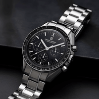Thumbnail for Men's Omega Speedmaster Moonwatch Homage Watches Luxury Quartz Wrist Watch For Men AR Sapphire Speed Chronograph Automatic Date, Watches, Speedmaster Moonwatch Homage, Affordable Speedmaster Homage, Best Speedmaster Homage Watches,  Moonwatch Homage under $500, Pagani Speedmaster Homage, United States, USA, Canada, Australia, New Zealand, United Kingdom, UK, Red, Black, White, Silver Gold, Gold, Blue, Sky Blue, Ice Blue, shopdrestiny.com
