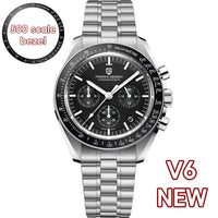 Thumbnail for Men's Omega Speedmaster Moonwatch Homage Watches Luxury Quartz Wrist Watch For Men AR Sapphire Speed Chronograph Automatic Date, Watches, Speedmaster Moonwatch Homage, Affordable Speedmaster Homage, Best Speedmaster Homage Watches,  Moonwatch Homage under $500, Pagani Speedmaster Homage, United States, USA, Canada, Australia, New Zealand, United Kingdom, UK, Red, Black, White, Silver Gold, Gold, Blue, Sky Blue, Ice Blue, shopdrestiny.com