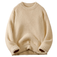Thumbnail for Men's Pullover Jumper Sweater O-Neck Knitwear Long Sleeve Warm Sweaters Men Casual Fashion Sweater Men Clothing -, Sweaters , Drestiny , Apricot, Army Green, Australia, Black, Canada, Grey, Khaki, L, Long Sleeves, M, New Zealand, Off White, Pullovers, Red, Sweaters, United Kingdom, United States, White, XL, XXL, XXXL , Drestiny , www.shopdrestiny.com