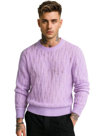Thumbnail for Men's Distressed Sweater Streetwear Fashion