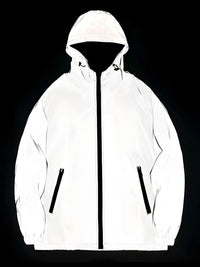 Thumbnail for Men's reflective jacket on a black background