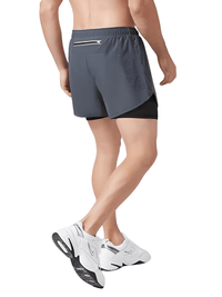 Thumbnail for Men's Running Shorts Quick-Drying Fitness Double Layer Shorts Men's New Sport Workout Training Bodybuilding Shorts, Drestiny, Shorts, S, M, L, XL, XXL, United States, Canada, Australia, Gender_Men, New Zealand, United Kingdom, UK, Blue-Grey, White, Black, Fluorescent Green, Fluorescent Blue, Army Green, Brown, Sky Blue, Dark Pink, Purple, Orange, running shorts for men, men's athletic shorts, men's running shorts with pockets, running shorts men, men's gym shorts, 2 n 1 running shorts men, shopdrestiny.com