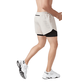 Thumbnail for Men's Running Shorts Quick-Drying Fitness Double Layer Shorts Men's New Sport Workout Training Bodybuilding Shorts, Drestiny, Shorts, S, M, L, XL, XXL, United States, Canada, Australia, Gender_Men, New Zealand, United Kingdom, UK, Blue-Grey, White, Black, Fluorescent Green, Fluorescent Blue, Army Green, Brown, Sky Blue, Dark Pink, Purple, Orange, running shorts for men, men's athletic shorts, men's running shorts with pockets, running shorts men, men's gym shorts, 2 n 1 running shorts men, shopdrestiny.com