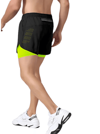 Thumbnail for Men's Running Shorts Quick-Drying Fitness Double Layer Shorts Men's New Sport Workout Training Bodybuilding Shorts, Drestiny, Shorts, S, M, L, XL, XXL, United States, Canada, Australia, Gender_Men, New Zealand, United Kingdom, UK, Blue-Grey, White, Black, Fluorescent Green, Fluorescent Blue, Army Green, Brown, Sky Blue, Dark Pink, Purple, Orange, running shorts for men, men's athletic shorts, men's running shorts with pockets, running shorts men, men's gym shorts, 2 n 1 running shorts men, shopdrestiny.com