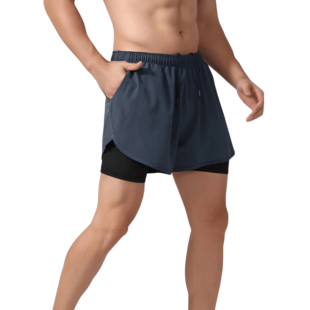 Men's Running Shorts Quick-Drying Fitness Double Layer Shorts Men's New Sport Workout Training Bodybuilding Shorts, Drestiny, Shorts, S, M, L, XL, XXL, United States, Canada, Australia, Gender_Men, New Zealand, United Kingdom, UK, Blue-Grey, White, Black, Fluorescent Green, Fluorescent Blue, Army Green, Brown, Sky Blue, Dark Pink, Purple, Orange, running shorts for men, men's athletic shorts, men's running shorts with pockets, running shorts men, men's gym shorts, 2 n 1 running shorts men, shopdrestiny.com