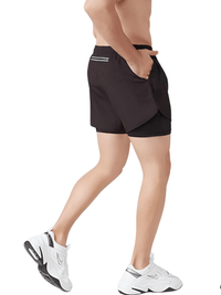 Thumbnail for Men's Running Shorts Quick-Drying Fitness Double Layer Shorts Men's New Sport Workout Training Bodybuilding Shorts, Drestiny, Shorts, S, M, L, XL, XXL, United States, Canada, Australia, Gender_Men, New Zealand, United Kingdom, UK, Blue-Grey, White, Black, Fluorescent Green, Fluorescent Blue, Army Green, Brown, Sky Blue, Dark Pink, Purple, Orange, running shorts for men, men's athletic shorts, men's running shorts with pockets, running shorts men, men's gym shorts, 2 n 1 running shorts men, shopdrestiny.com