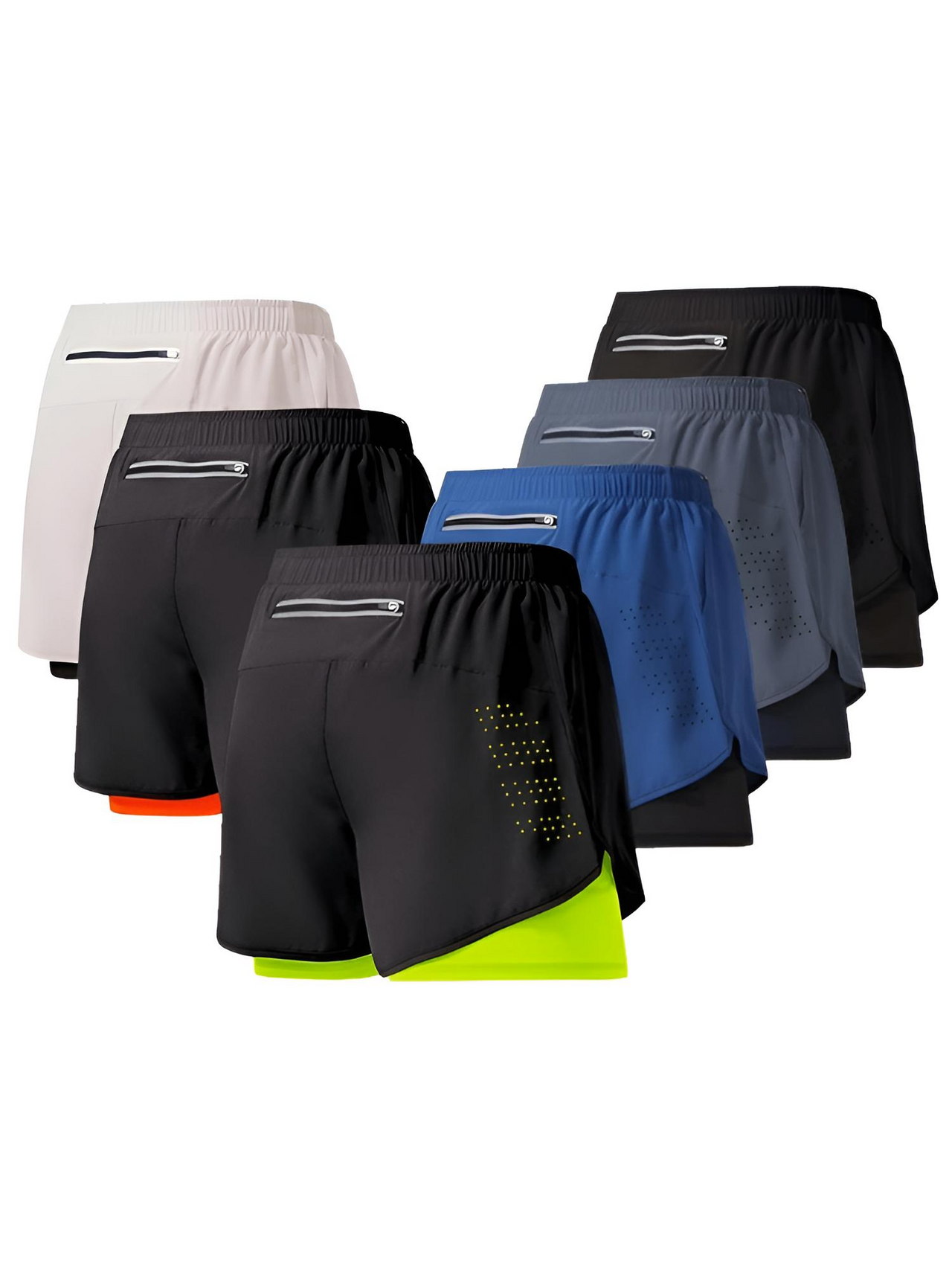 Men's Running Shorts Quick-Drying Fitness Double Layer Shorts Men's New Sport Workout Training Bodybuilding Shorts, Drestiny, Shorts, S, M, L, XL, XXL, United States, Canada, Australia, Gender_Men, New Zealand, United Kingdom, UK, Blue-Grey, White, Black, Fluorescent Green, Fluorescent Blue, Army Green, Brown, Sky Blue, Dark Pink, Purple, Orange, running shorts for men, men's athletic shorts, men's running shorts with pockets, running shorts men, men's gym shorts, 2 n 1 running shorts men, shopdrestiny.com