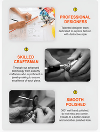 Thumbnail for Men's Stainless Steel Dog Tag Pendant Necklace Geometric Dogtag Necklaces Gift for Him Jewelry, Drestiny, FR, Men's Dog Tags, Military Dog Tags, Silver, Black, Gold, 20