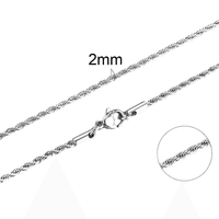 Thumbnail for Men's Stainless Steel Dog Tag Pendant Necklace Geometric Dogtag Necklaces Gift for Him Jewelry, Drestiny, FR, Men's Dog Tags, Military Dog Tags, Silver, Black, Gold, 20