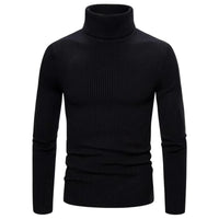 Thumbnail for Black turtleneck sweater on a white background