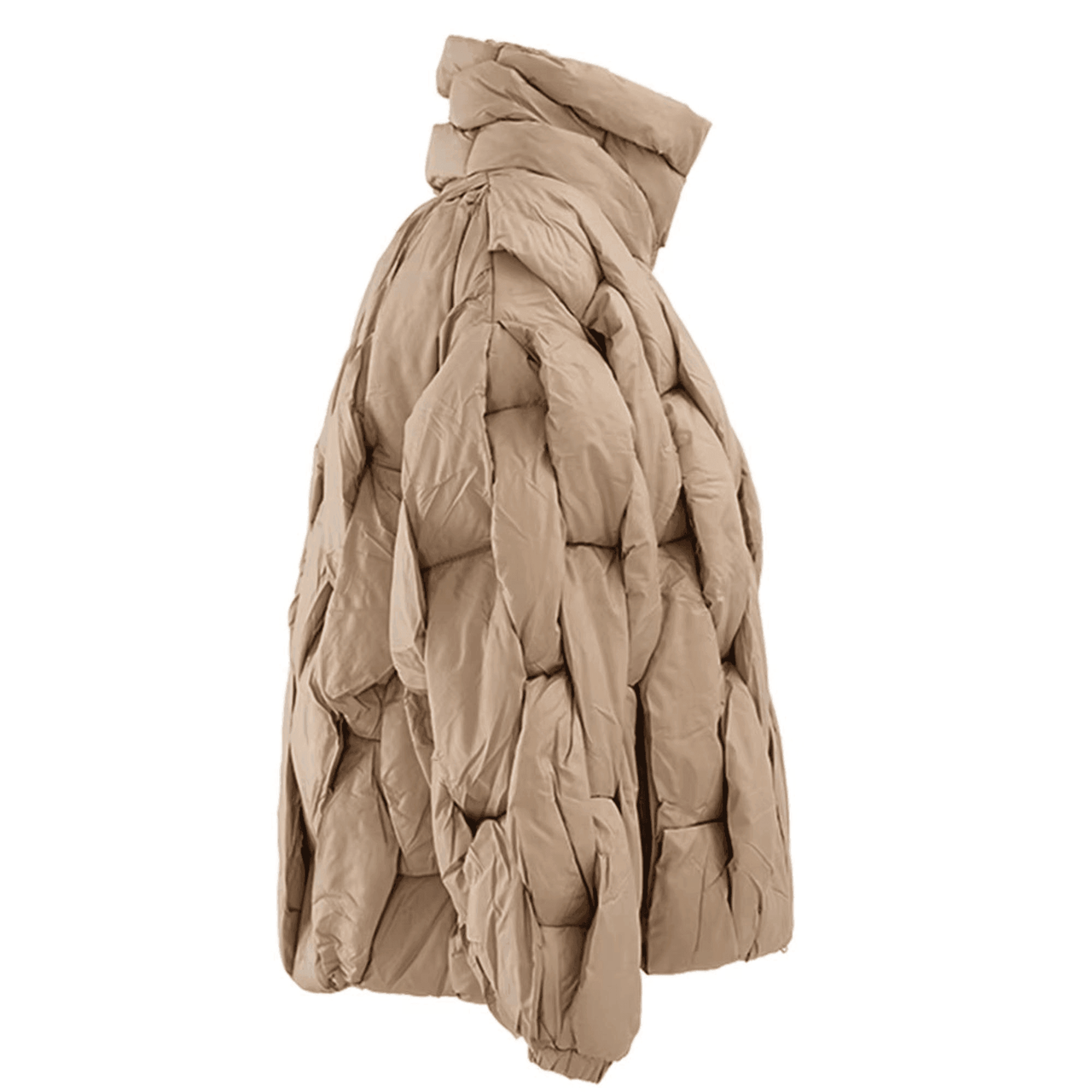 Men's Thick Parkas Jackets Luxury Designer Square Weave Bubble Coat High Collar Warm Jacket Casual Oversized Warm, Drestiny, Coats, Puffer Jackets, United States, Canada, Australia, United Kingdom, USA, Uk , Black, Brown, Khaki, White, Green, S, M, L, XL, Men's Puffer Jackets, Best Men's Winter Coats, Men's Bubble Coats, shopdrestiny.com