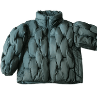 Thumbnail for Men's Thick Parkas Jackets Luxury Designer Square Weave Bubble Coat High Collar Warm Jacket Casual Oversized Warm, Drestiny, Coats, Puffer Jackets, United States, Canada, Australia, United Kingdom, USA, Uk , Black, Brown, Khaki, White, Green, S, M, L, XL, Men's Puffer Jackets, Best Men's Winter Coats, Men's Bubble Coats, shopdrestiny.com