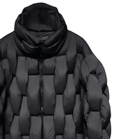 Thumbnail for Men's Thick Parkas Jackets Luxury Designer Square Weave Bubble Coat High Collar Warm Jacket Casual Oversized Warm, Drestiny, Coats, Puffer Jackets, United States, Canada, Australia, United Kingdom, USA, Uk , Black, Brown, Khaki, White, Green, S, M, L, XL, Men's Puffer Jackets, Best Men's Winter Coats, Men's Bubble Coats, shopdrestiny.com
