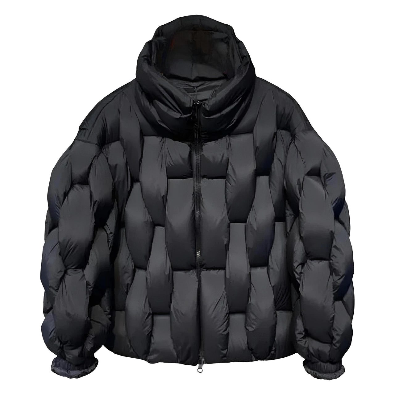 Men's Thick Parkas Jackets Luxury Designer Square Weave Bubble Coat High Collar Warm Jacket Casual Oversized Warm, Drestiny, Coats, Puffer Jackets, United States, Canada, Australia, United Kingdom, USA, Uk , Black, Brown, Khaki, White, Green, S, M, L, XL, Men's Puffer Jackets, Best Men's Winter Coats, Men's Bubble Coats, shopdrestiny.com