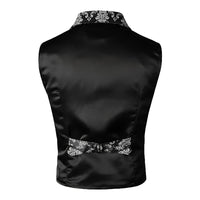 Thumbnail for Men's Victorian Suit Vest Waistcoat Men's Casual Vest Evening Attire, Drestiny, Victorian Inspired Waistcoat, Vests, Sleeveless, Suit Vests, Red, Black, White, Navy Blue, Red Flower, Grey, S, M, L, XL, XXL, 2XL, 3XL, XXXL, United States, Canada, Australia, New Zealand, United Kingdom, shopdrestiny.com, Victorian Costume Vests