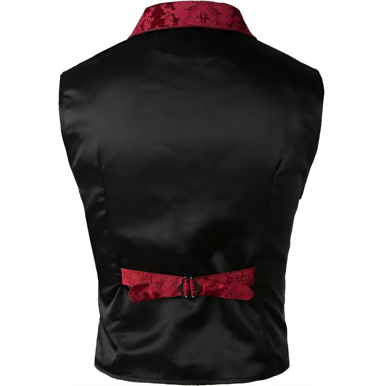 Men's Victorian Suit Vest Waistcoat Men's Casual Vest Evening Attire, Drestiny, Victorian Inspired Waistcoat, Vests, Sleeveless, Suit Vests, Red, Black, White, Navy Blue, Red Flower, Grey, S, M, L, XL, XXL, 2XL, 3XL, XXXL, United States, Canada, Australia, New Zealand, United Kingdom, shopdrestiny.com, Victorian Costume Vests