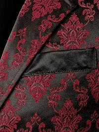 Thumbnail for Men's Victorian Suit Vest Waistcoat Men's Casual Vest Evening Attire, Drestiny, Victorian Inspired Waistcoat, Vests, Sleeveless, Suit Vests, Red, Black, White, Navy Blue, Red Flower, Grey, S, M, L, XL, XXL, 2XL, 3XL, XXXL, United States, Canada, Australia, New Zealand, United Kingdom, shopdrestiny.com, Victorian Costume Vests