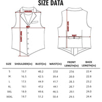 Thumbnail for Men's Victorian Suit Vest Waistcoat Men's Casual Vest Evening Attire, Drestiny, Victorian Inspired Waistcoat, Vests, Sleeveless, Suit Vests, Red, Black, White, Navy Blue, Red Flower, Grey, S, M, L, XL, XXL, 2XL, 3XL, XXXL, United States, Canada, Australia, New Zealand, United Kingdom, shopdrestiny.com, Victorian Costume Vests