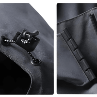 Thumbnail for Men's Waterproof Rain Jacket Lightweight Outer Hooded Outdoor Raincoat Hiking Windproof Jacket Climbing Outdoor Jackets, Drestiny, Jackets, Raincoats, L, XL, XXL, 3XL, 4XL, 5XL, Black, Beige, Denim Blue, Grey, United States, USA, United Kingdom, UK, Australia, New Zealand, Canada, men's rain jacket, waterproof jacket men, mens rain coat, best rain jacket men, lightweight rain jacket men, shopdrestiny.com