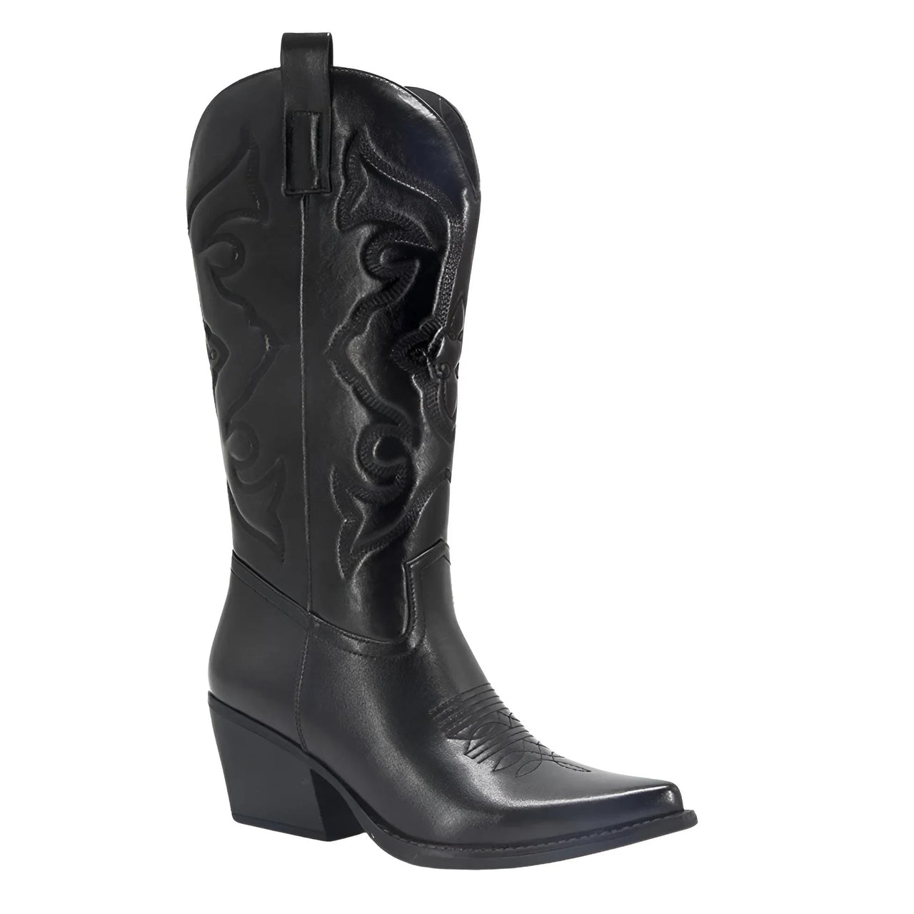 Metallic Cowboy Boots Pink Western Cowgirl Boots For Women Pointed Toe Stacked Heeled Mid Calf Embroideried Shoes, Drestiny, Boots, Cowgirl Boots, Cowboy Boots, United States, USA, Canada, Australia, New Zealand, United Kingdom, UK, Metallic Pink, Metallic Silver, Metallic Green, Black Matte, Green Matte, Deep Pink, Gold, 5, 6, 6.5, 7.5, 8.5, 9, 9.5, 10, 10.5, silver cowboy boots, gold cowboy boots, shopdrestiny.com